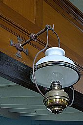 St Peter's Kirk, Skaill, oil lamp.